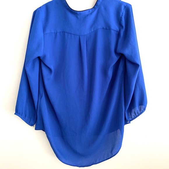 H&M Dressy Blue Blouse **New without Tags!** - Picture 2 of 8